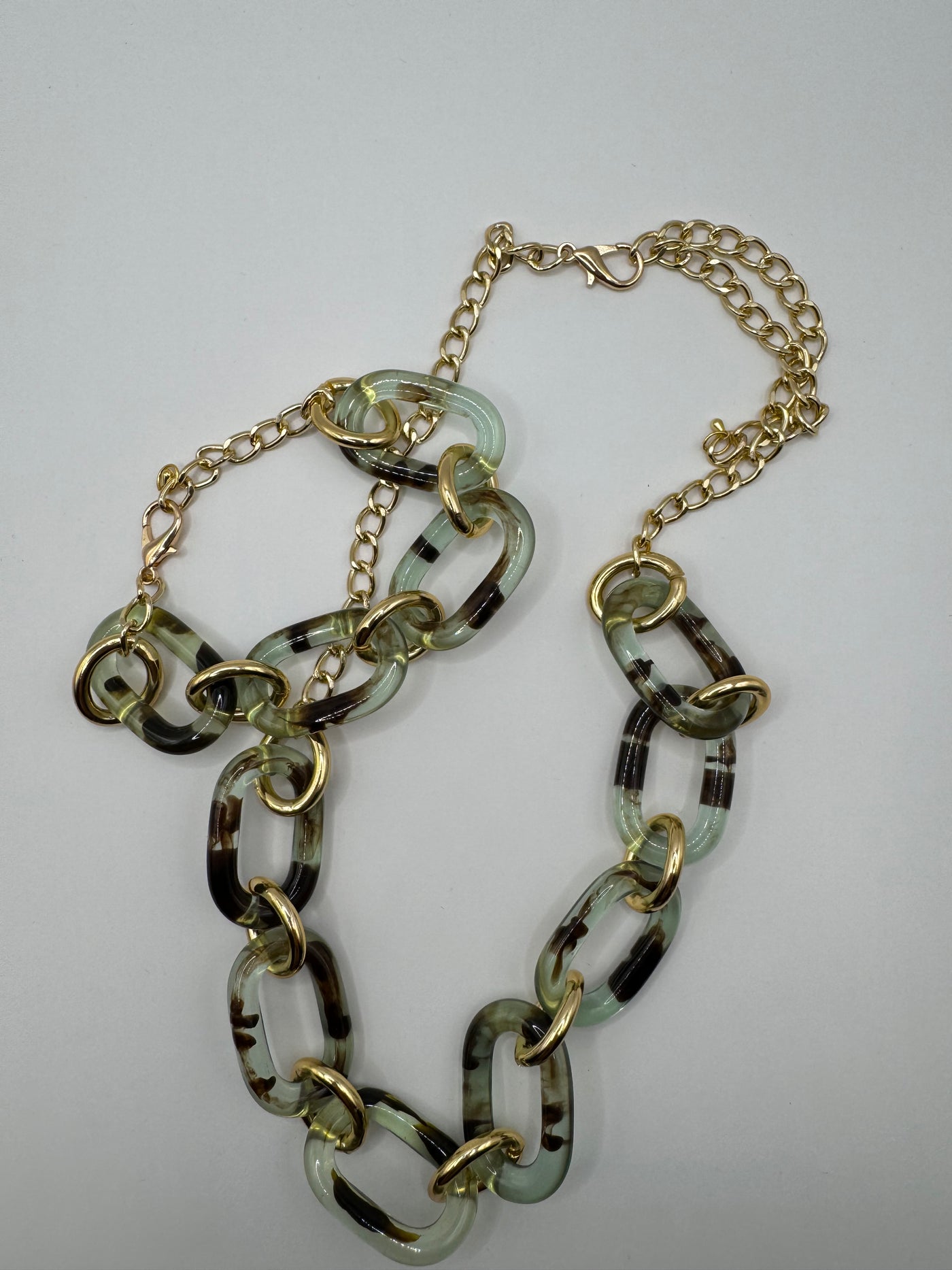 Tortoise Shell Chain Necklace