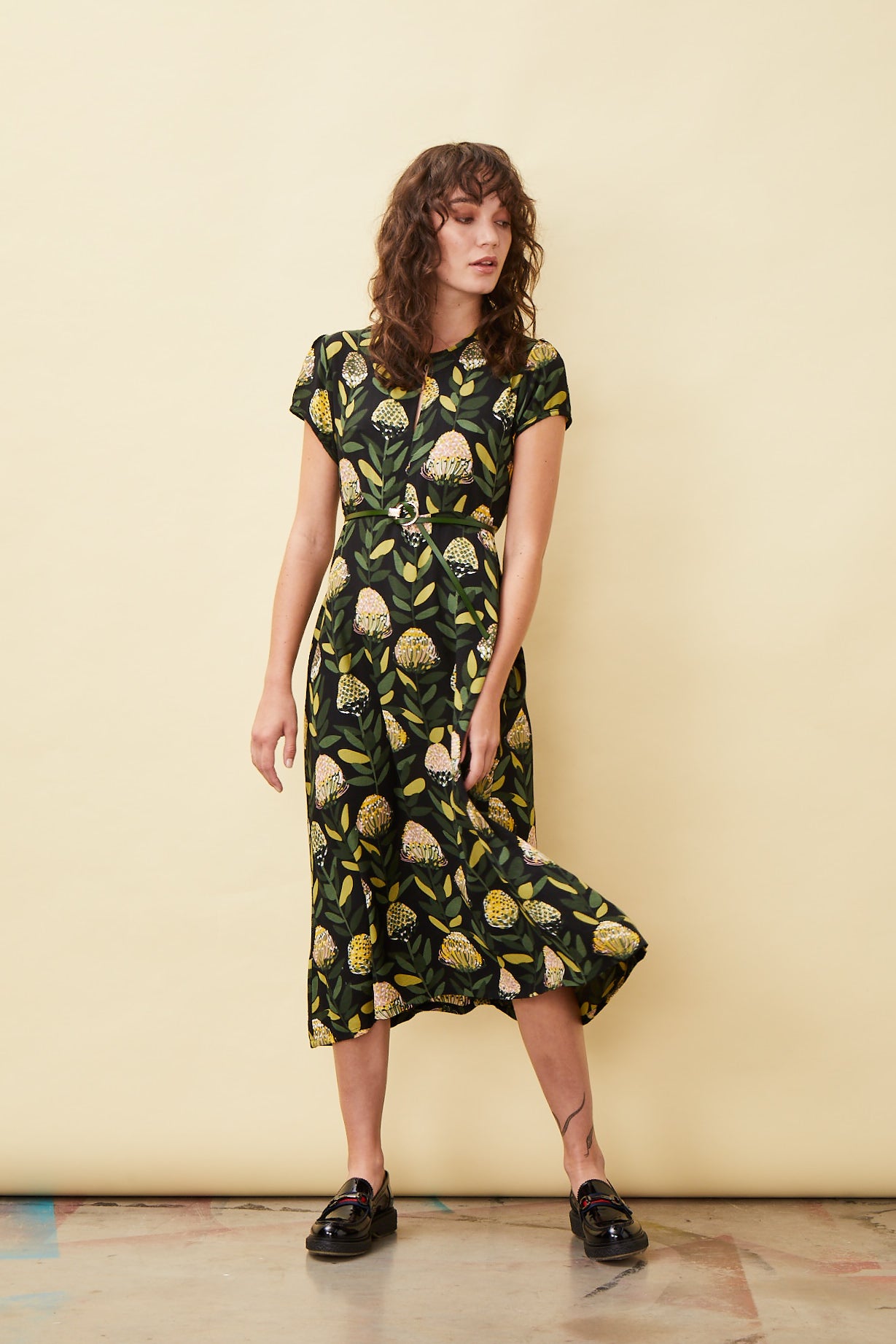 Pin Protea Janis Keyhole Dress