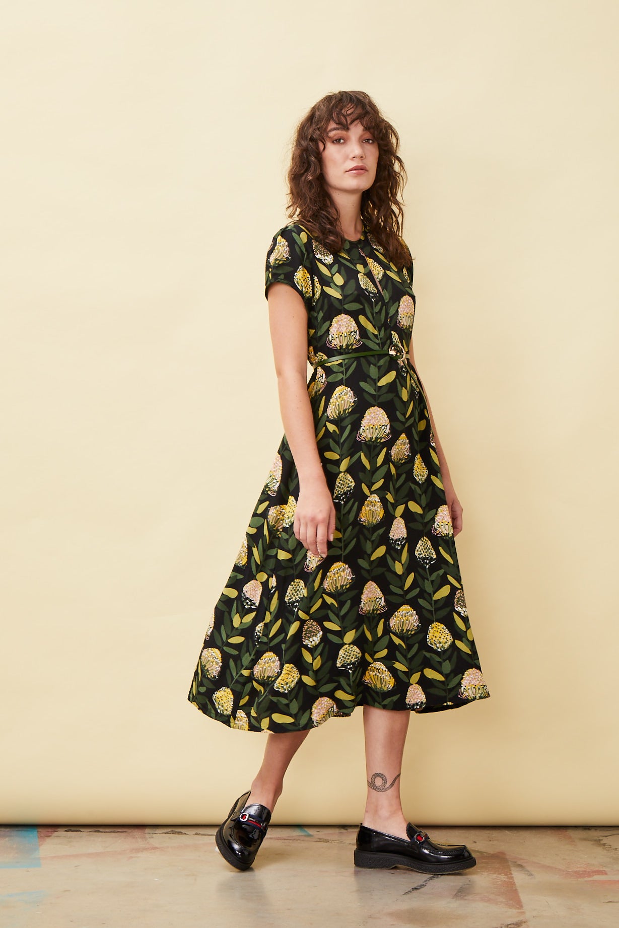 Pin Protea Janis Keyhole Dress