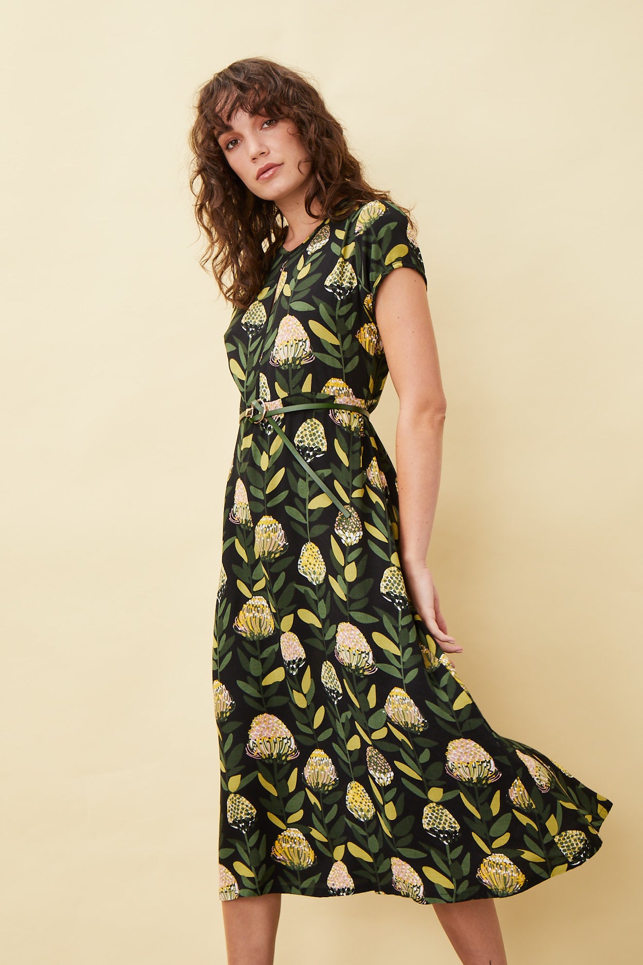 Pin Protea Janis Keyhole Dress