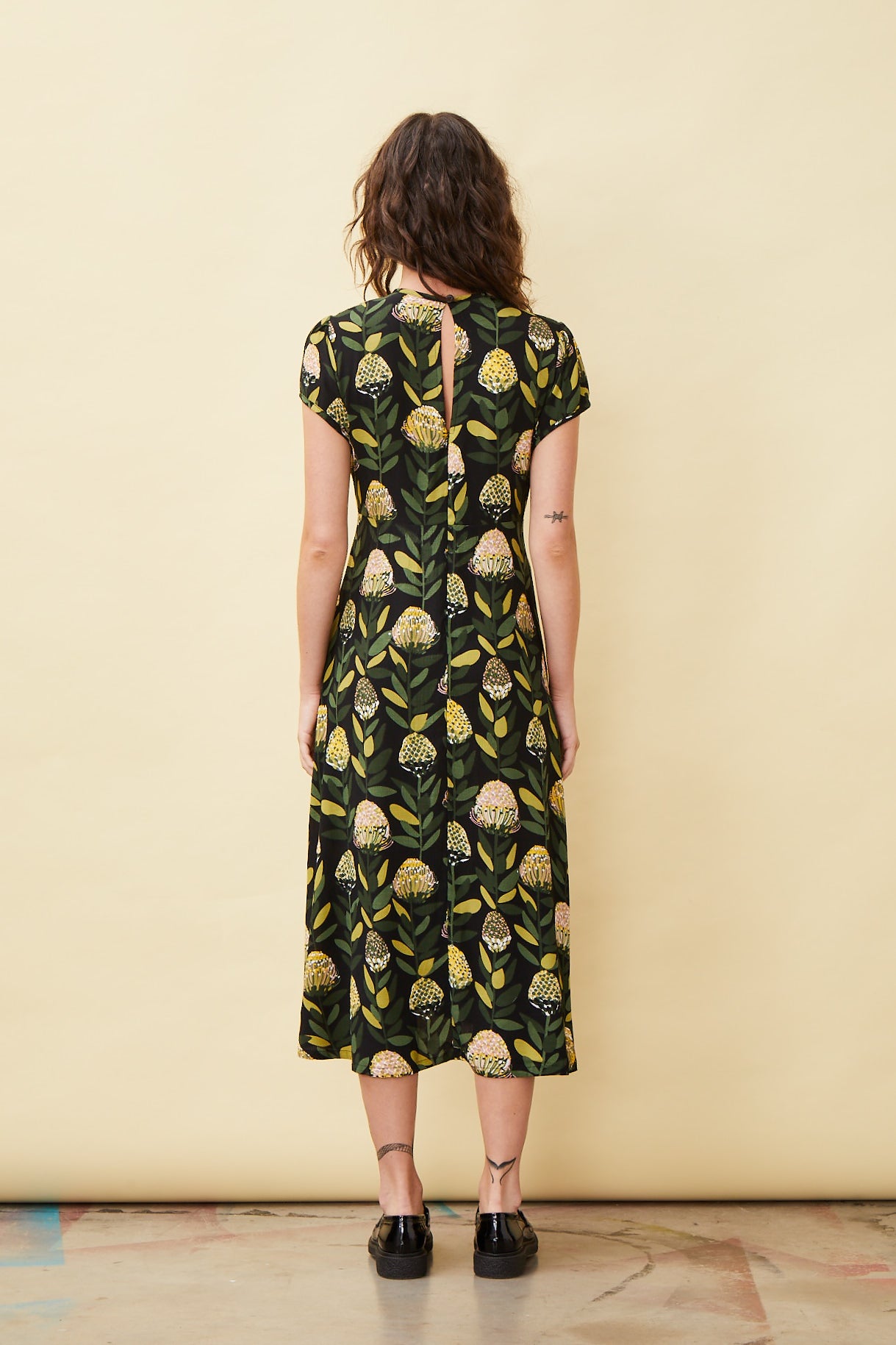 Pin Protea Janis Keyhole Dress