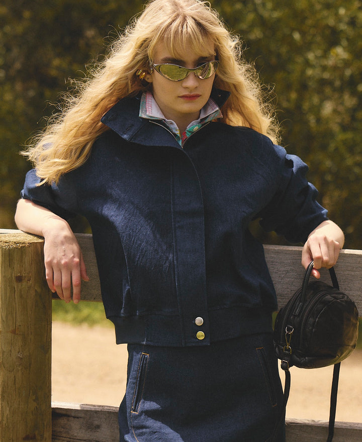 Eighties Denim Bomber – Leonard St