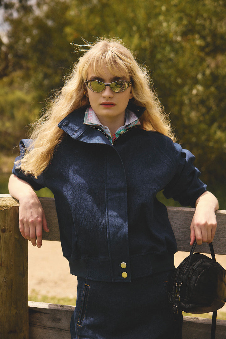 【archive】80s Denim Bomber Jacket 短丈 Eighties Denim Bomber – Leonard St