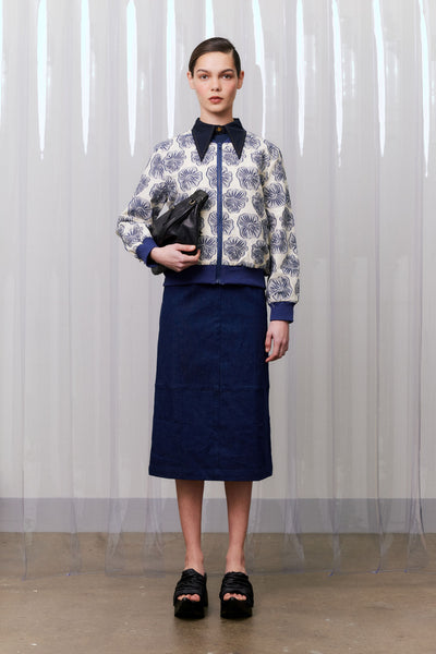 Jacquard Bomber Jacket