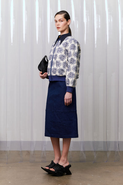 Jacquard Bomber Jacket