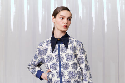 Jacquard Bomber Jacket