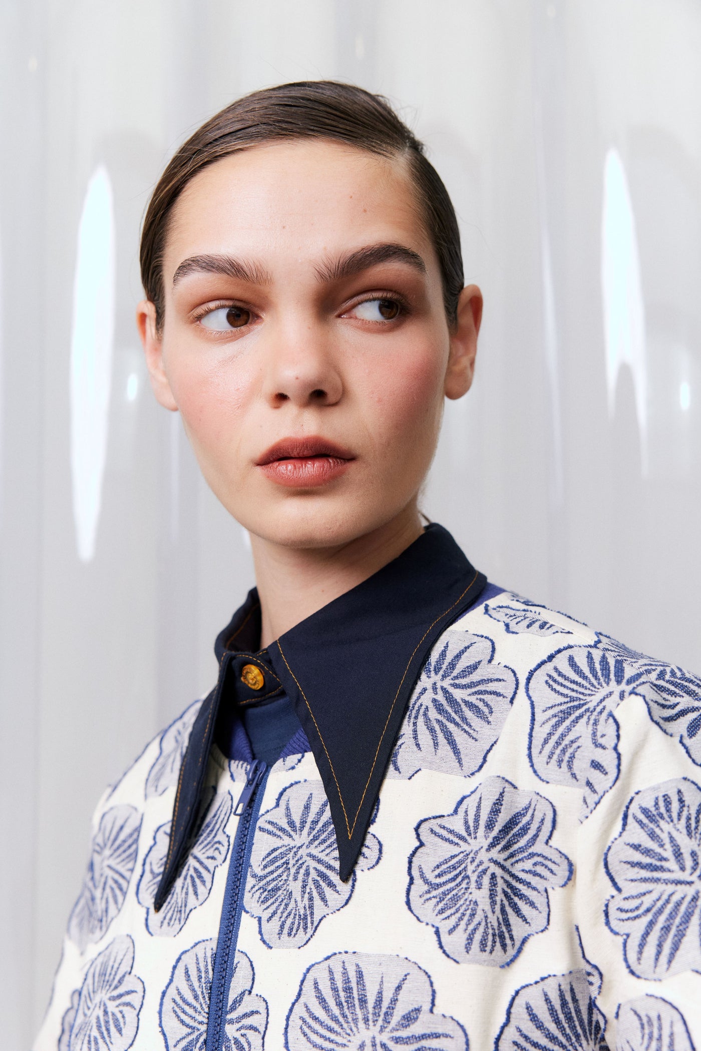Jacquard Bomber Jacket