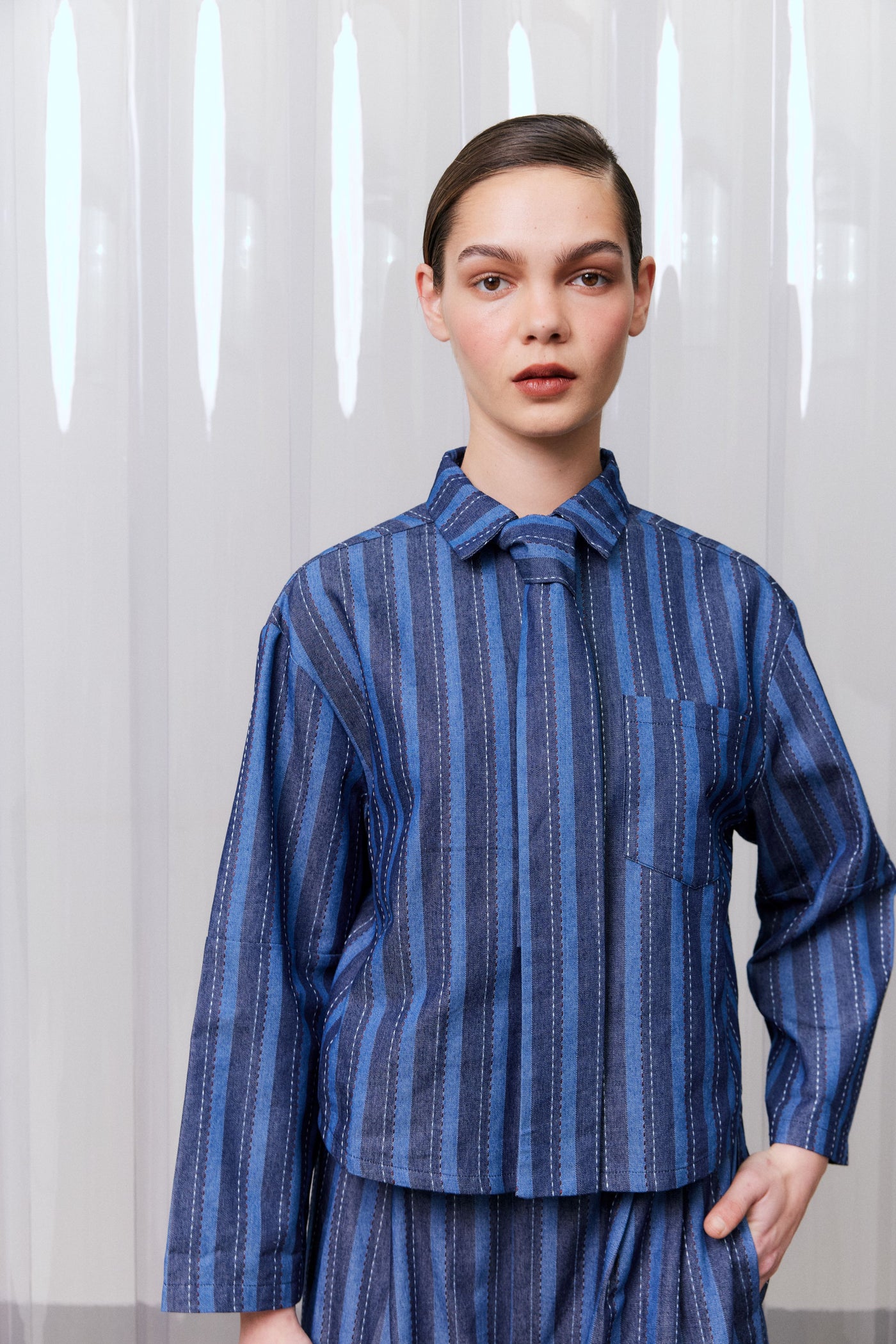 Ticking Stitch Shirt