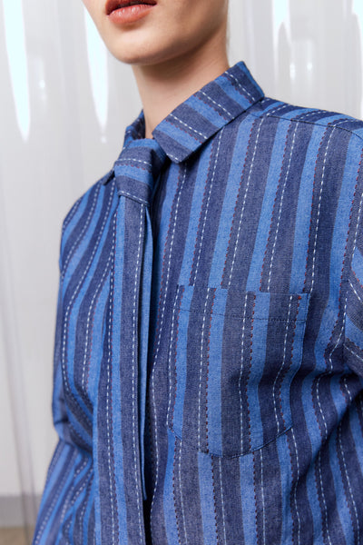 Ticking Stitch Shirt