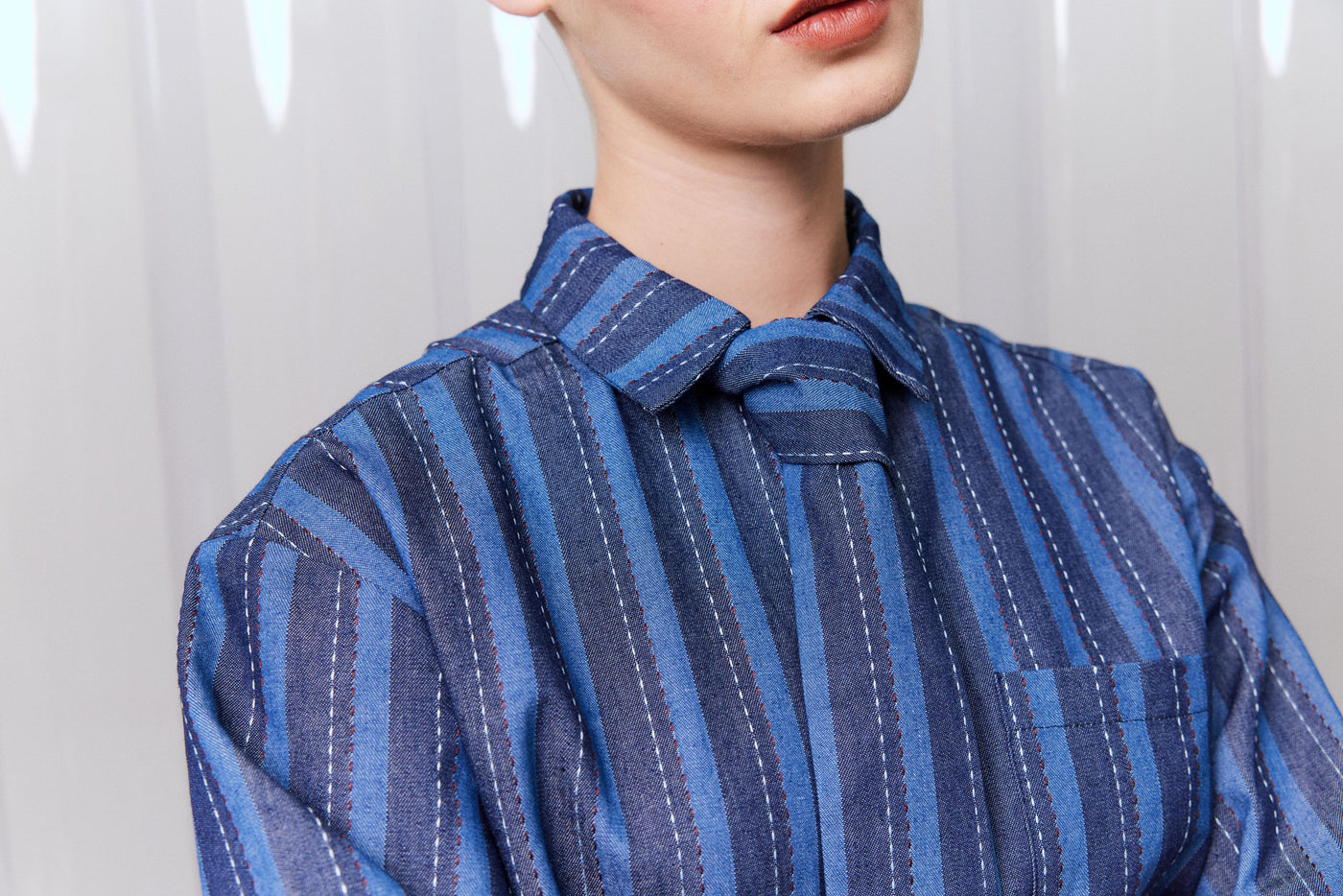 Ticking Stitch Shirt
