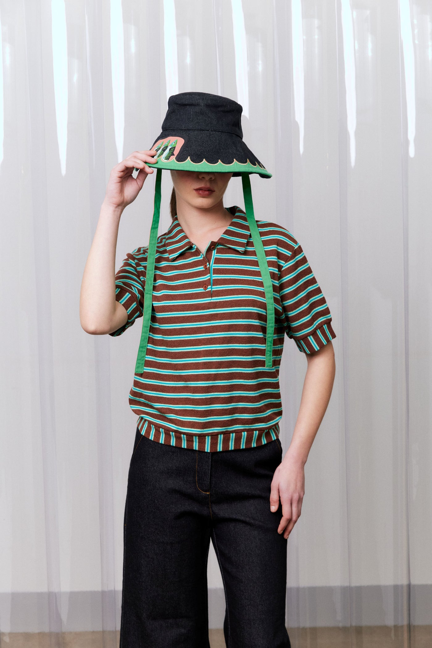 Fishing Hat with ties
