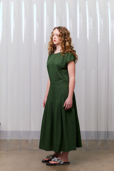 Buttoned Picnic Dress