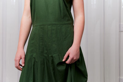 Buttoned Picnic Dress