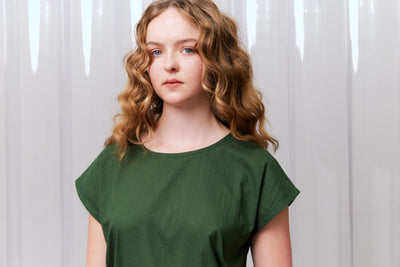 Buttoned Picnic Dress
