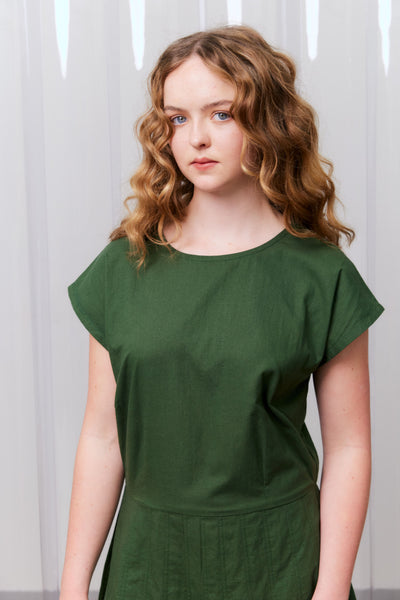 Buttoned Picnic Dress