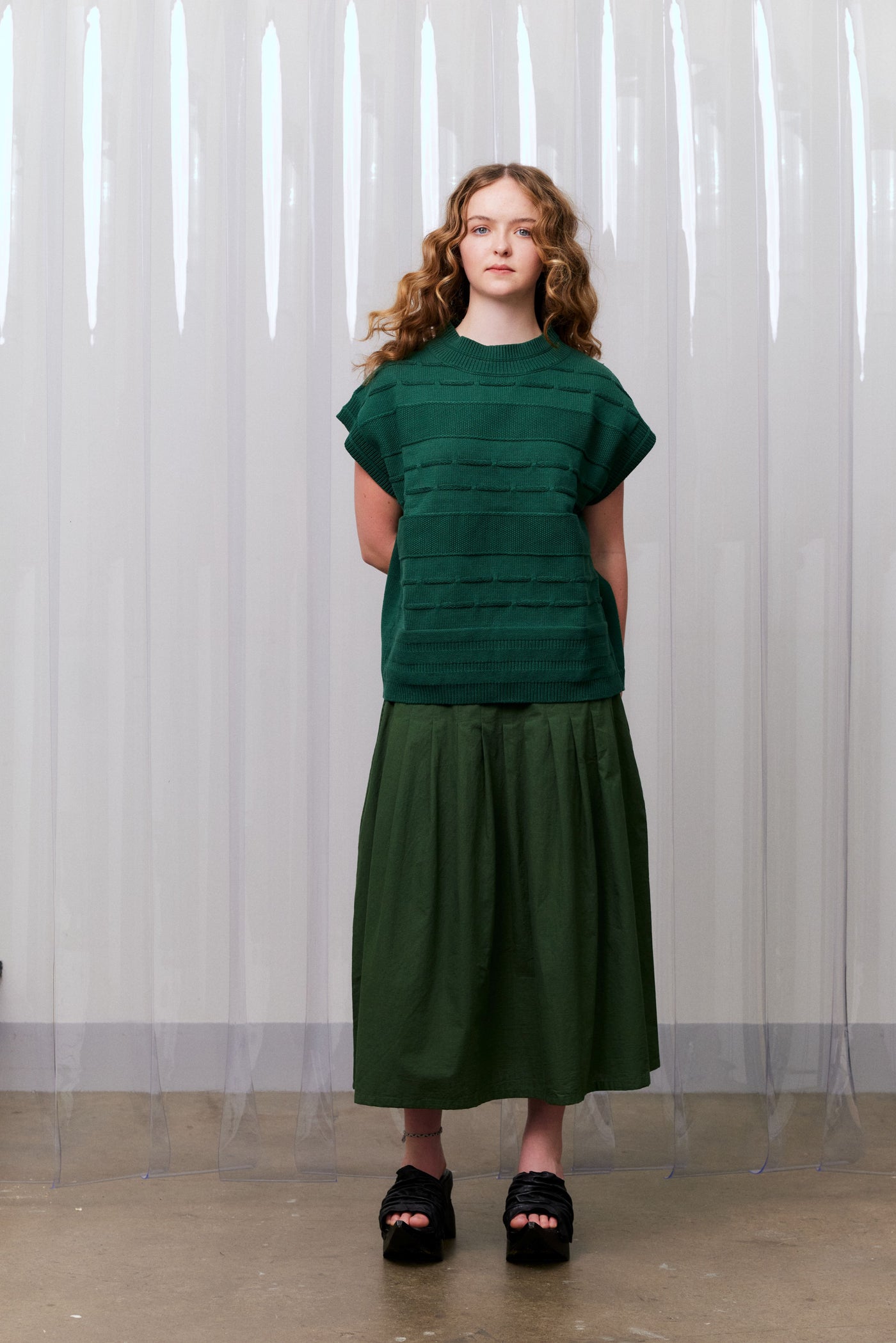 Buttoned Picnic Dress