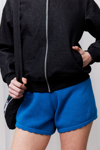 Scallop Knit Shorts