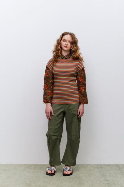 Applique Pant, Olive