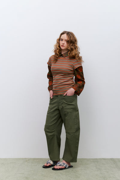 Applique Pant, Olive