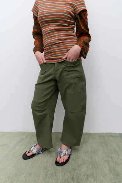 Applique Pant, Olive
