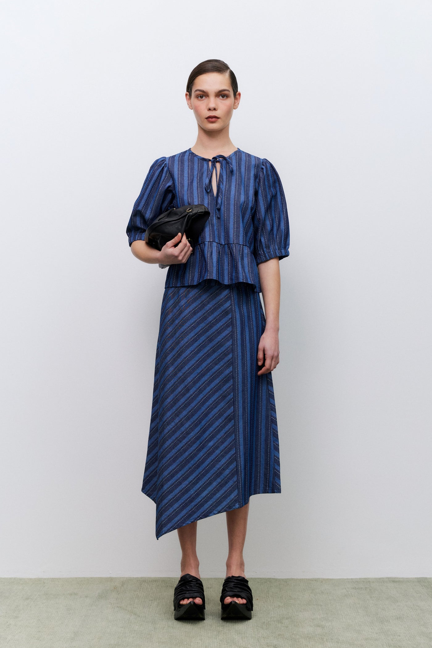 Ticking Stitch Top