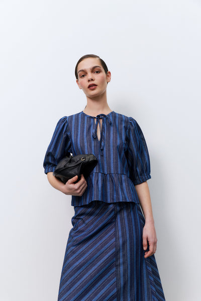 Ticking Stitch Top