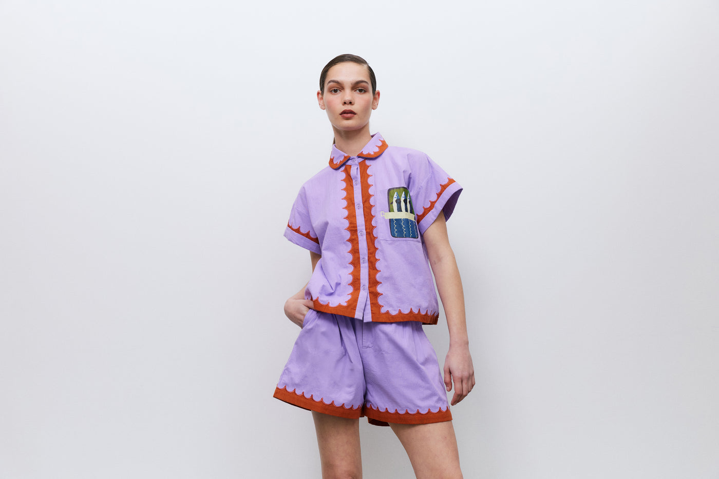 Sardine Shirt, Lilac