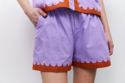 Sardine Shorts, Lilac