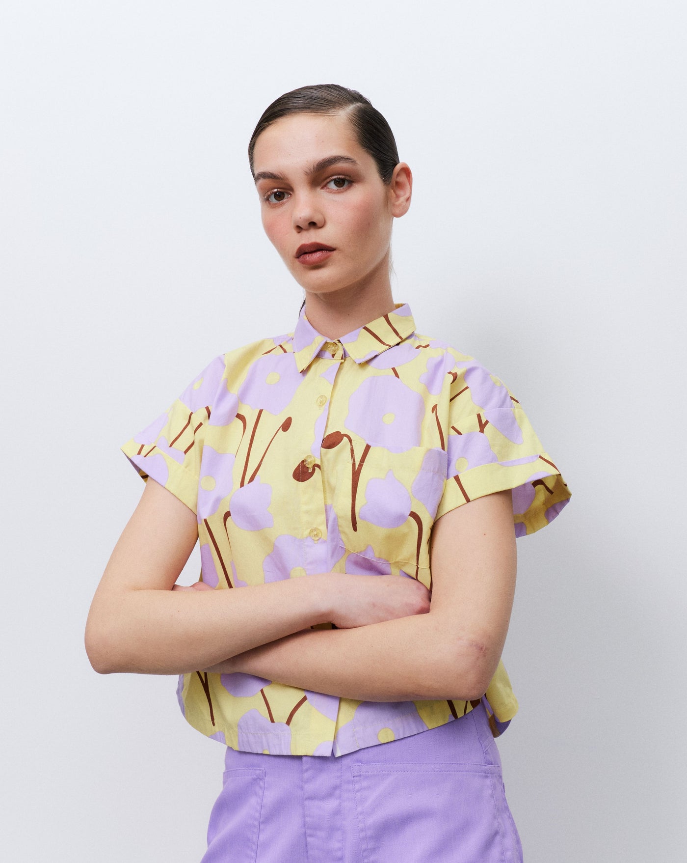 Poppy Shirt, Butter Yellow