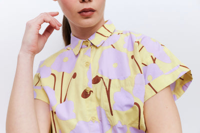 Poppy Shirt, Butter Yellow
