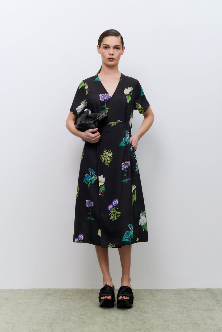 Pansy Wrap Dress – Leonard St