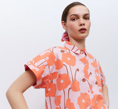 Poppy Shirt, Pink
