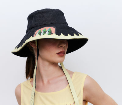 Fishing Hat with ties