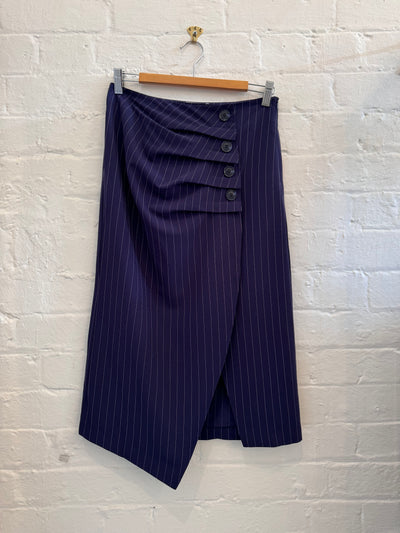 Stewart Skirt in Pinstripe