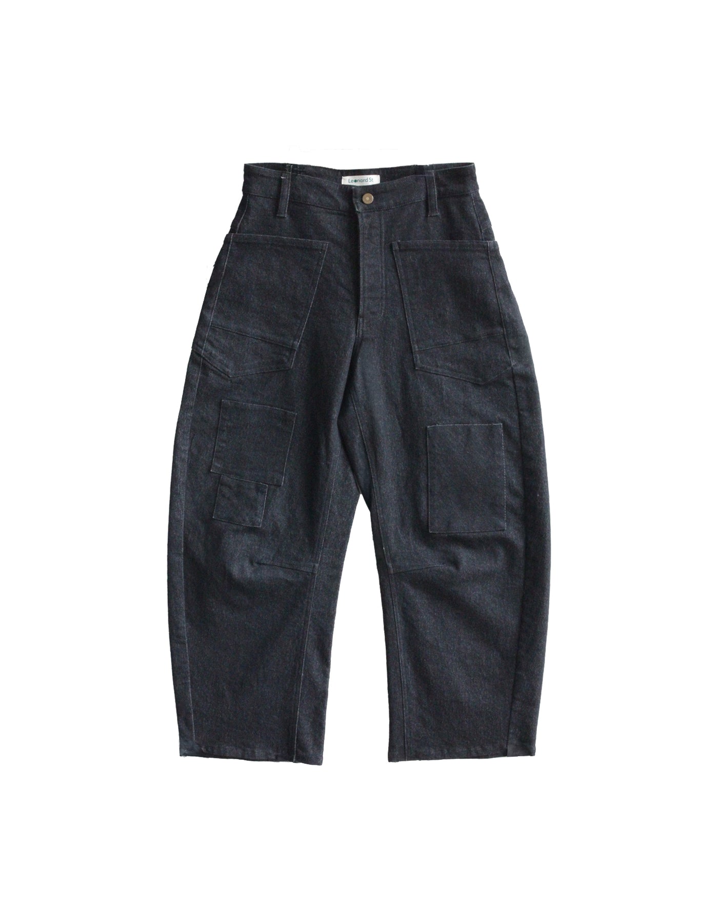 Applique Pant, Denim Black