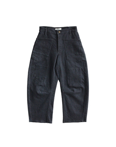 Applique Pant, Denim Black