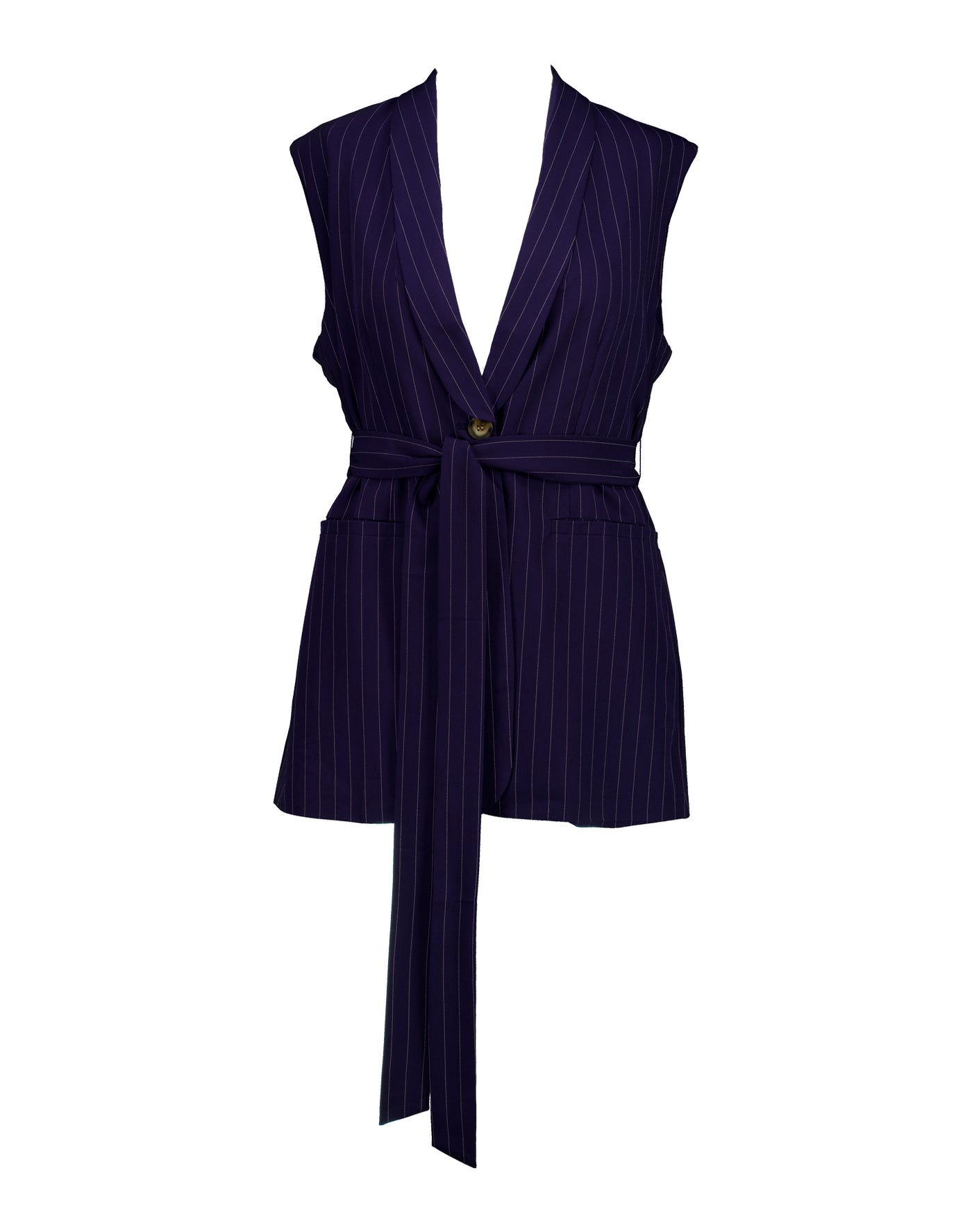 Bannockburn Vest in Pinstripe