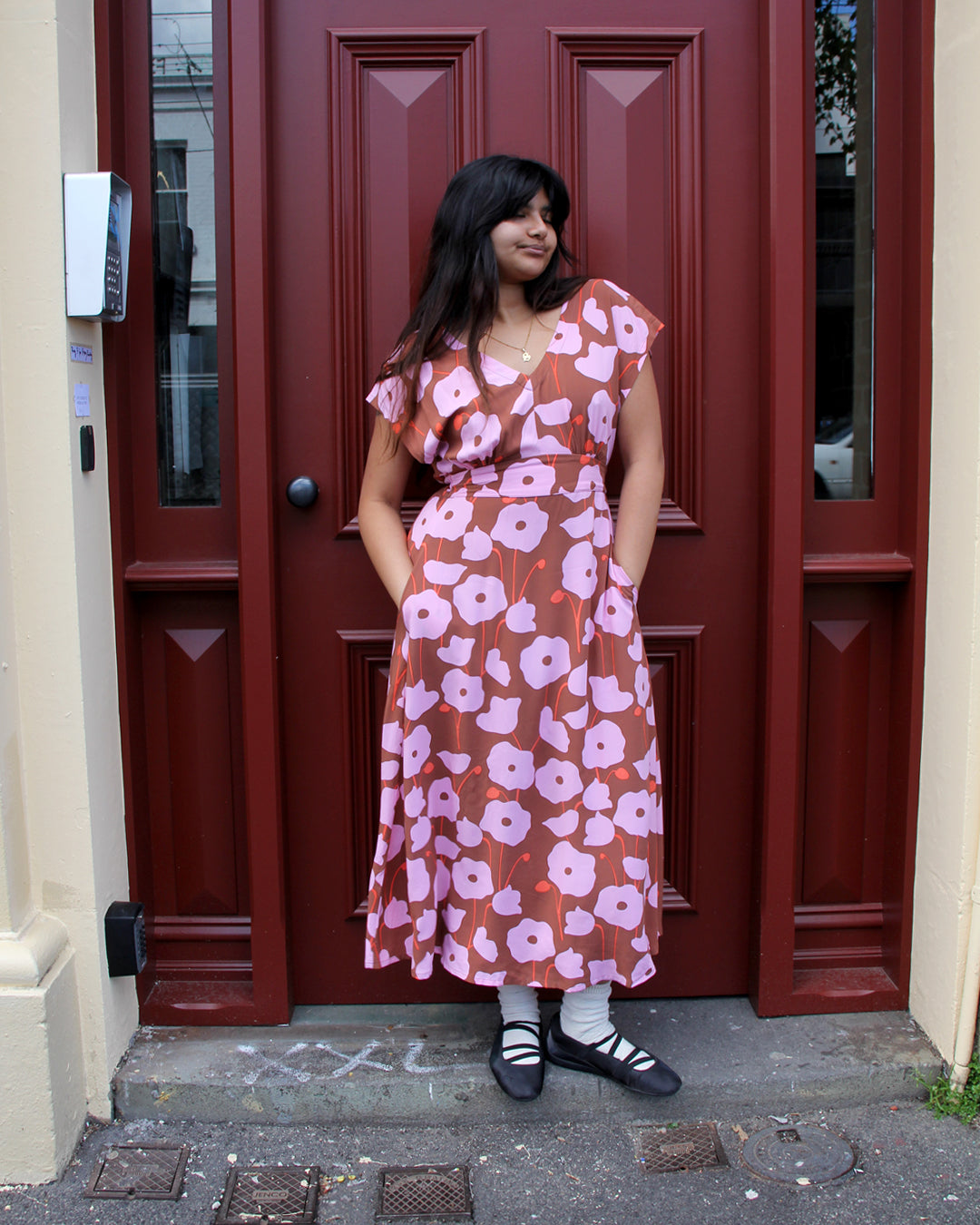 Bloomberg Dress, Poppy