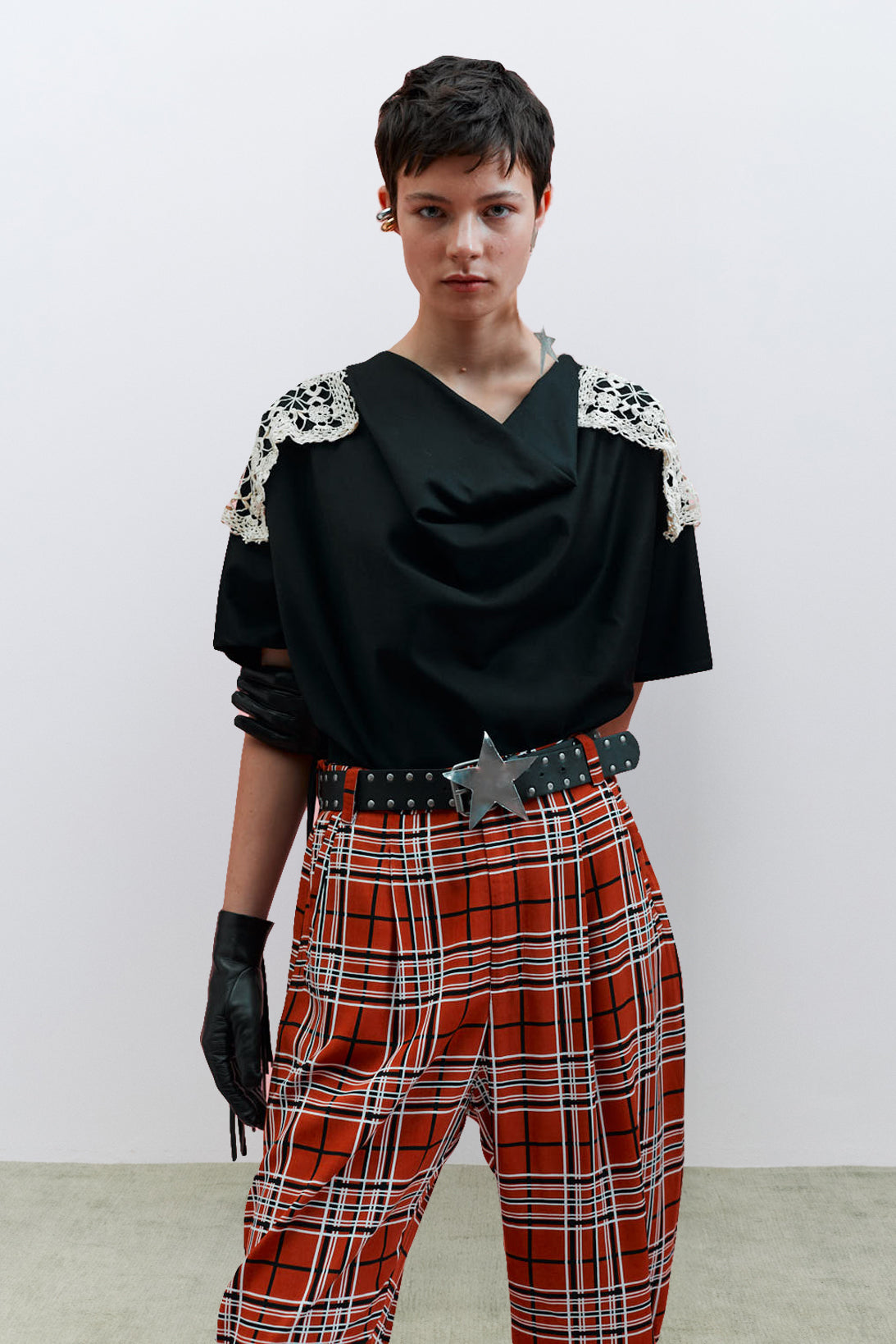 Drape Neck Top