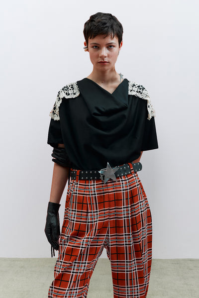 Drape Neck Top