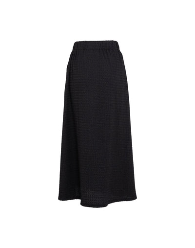 Drawstring Skirt, Black