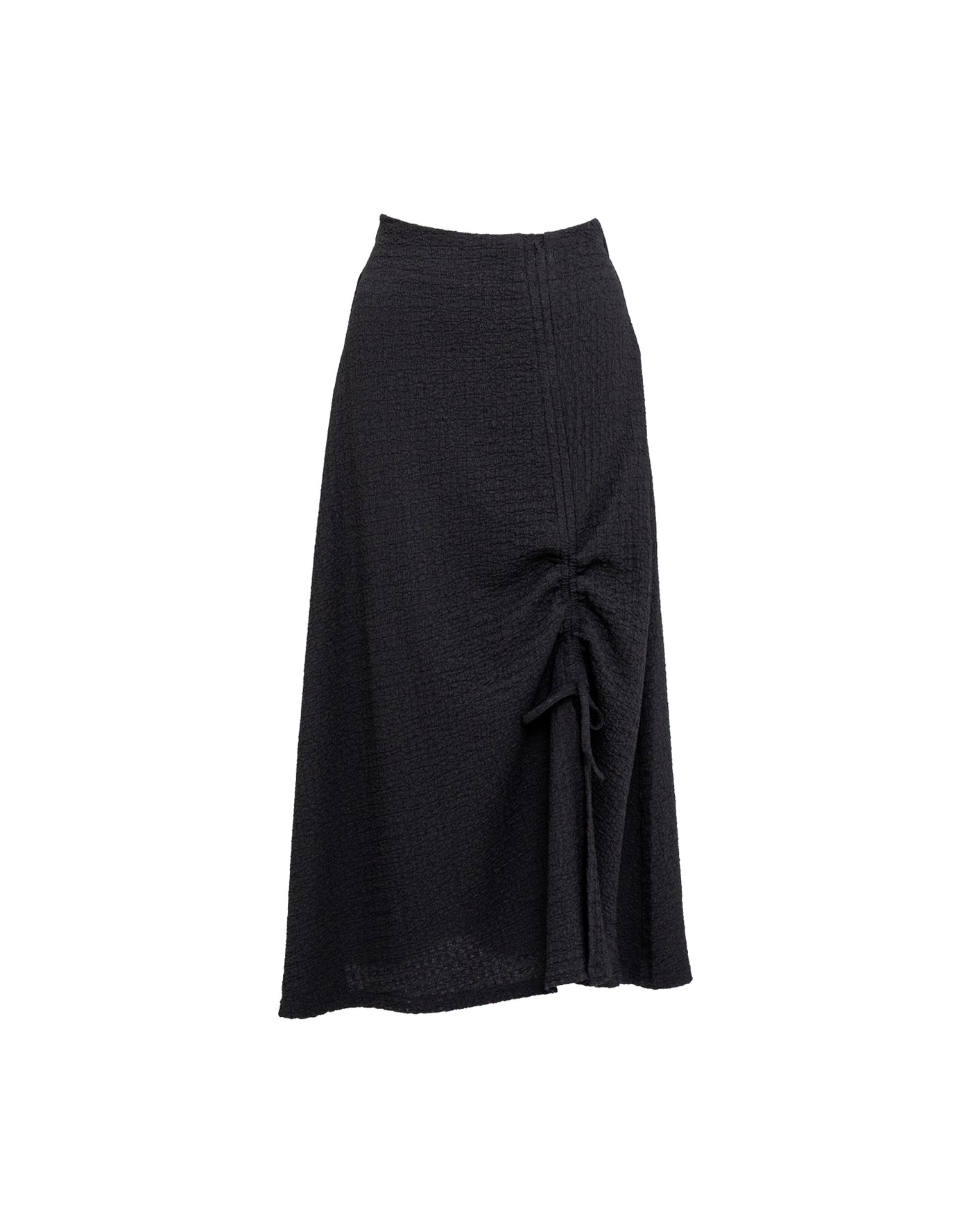 Drawstring Skirt, Black