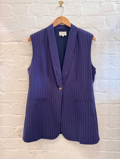 Bannockburn Vest in Pinstripe