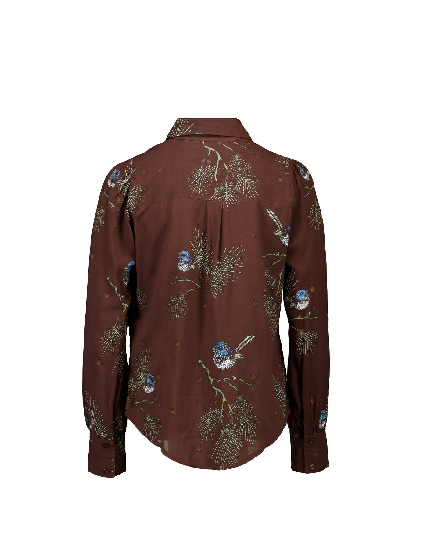 Fairy Wren Shirt in Chocolate