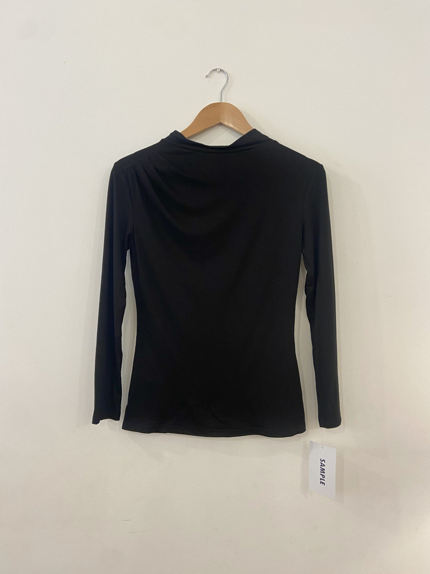 Gathered Funnel Neck Top - Sample