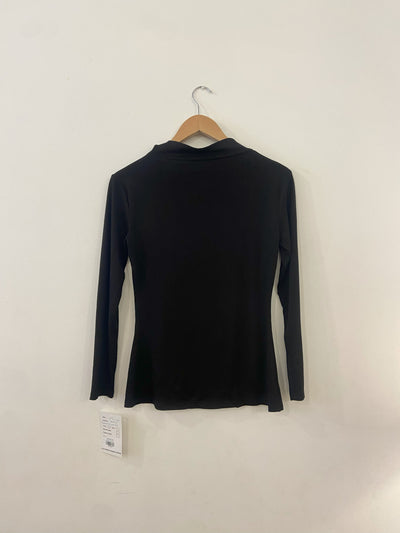 Gathered Funnel Neck Top - Sample