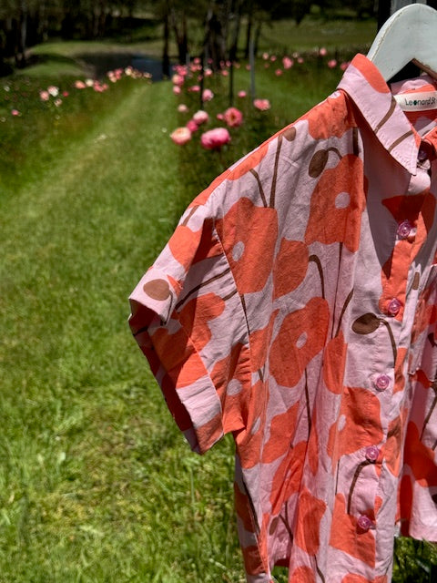 Poppy Shirt, Pink