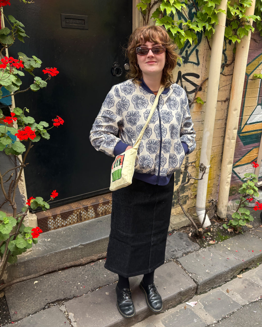 Jacquard Bomber Jacket