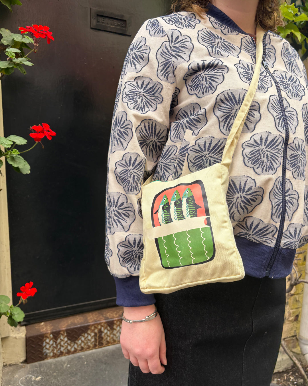 Jacquard Bomber Jacket