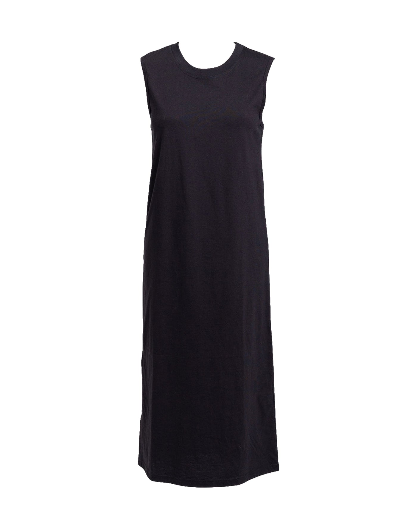 Column Dress, Black